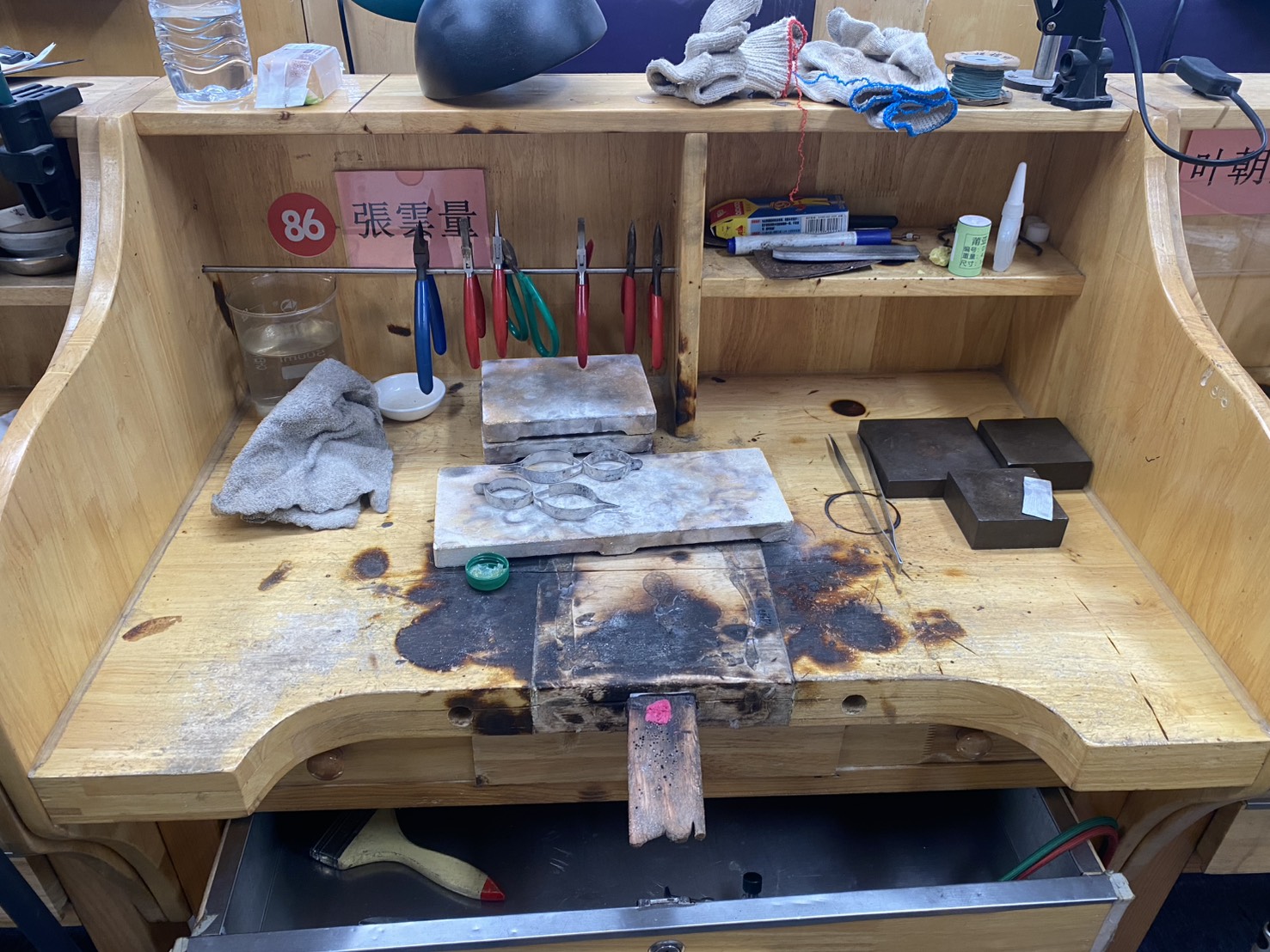 張雲量金工工作台（製造過程）