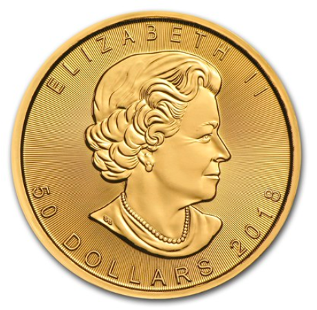 2020加拿大楓葉金幣(1 oz)(全新，未流通)  反面