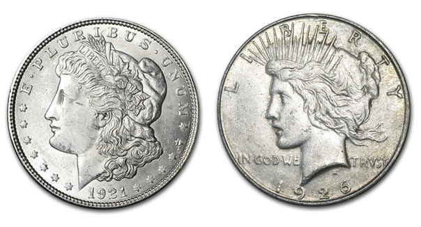 美國百年歷史銀幣(26.73克)(二手，已流通) 反面